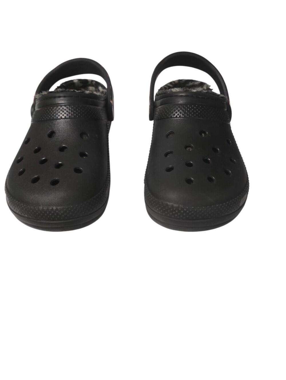 Crocs Classic Lined Animal Remix Clog Black  Unisex  US M8 W10 207842-OZR